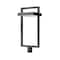 Z-Lite Luttrel 1 Light Outdoor Post Mount Fixture, Black & Sand Blast 566PHXLR-BK-LED - alternate 4